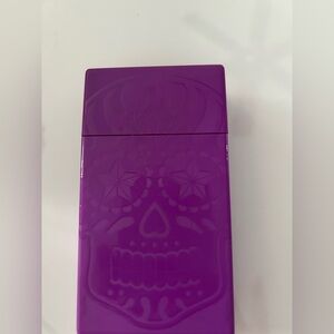 Purple Sugar Skull Hard Protective Case 4.5x2.5